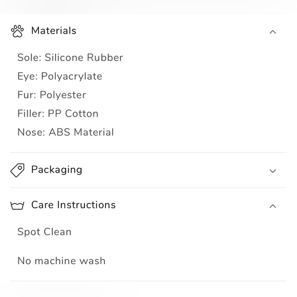 Realistic Black and White Plush Cat - Picture 5 of 7